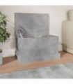 vidaXL Storage Box Concrete Grey 50x30x28 cm Engineered Wood