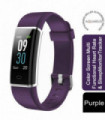 Aquarius AQ200 Color Screen Heart Rate & Sleep Monitor Tracker, Purple