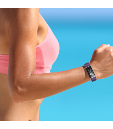 Aquarius AQ200 Color Screen Heart Rate & Sleep Monitor Tracker, Purple