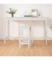 vidaXL Bar Table White 180x80x110 cm Solid Wood Pine
