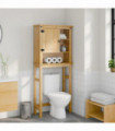vidaXL Bathroom Washing Machine Cabinet Corona Solid Wood Pine