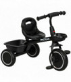 AIYAPLAY Kids Trike for 2 to 5 Years with Adjustable Seat, Baskets, Black