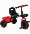 AIYAPLAY Kids Trike for 2 to 5 Years with Adjustable Seat, Baskets, Red