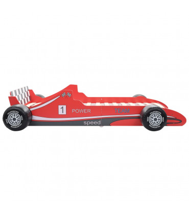 Children's Race Car Bed 90x200 cm Red