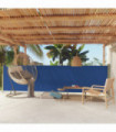 Patio Retractable Side Awning 140x500 cm Blue