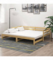 Pull-out Day Bed Solid Pinewood 2x