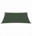 Sunshade Sail 160 g/m² Dark Green 3/4x3 m HDPE