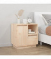 vidaXL Bedside Cabinet 50x34x50 cm Solid Wood Pine
