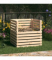 Composter 80x80x78 cm Solid Wood Pine