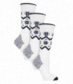 3 PACK LADIES HEAT HOLDERS ULTRA LITE SKI SOCKS (4-8 / Cream Fairisle)