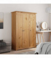 vidaXL 3-Door Wardrobe 118x50x171.5 cm Pine Panama Range