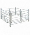 4-Panel Sheep Pen Galvanised Steel 137 x 137 x 92 cm