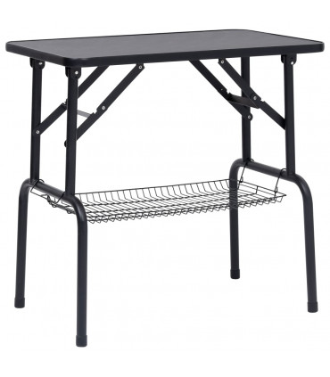Adjustable Dog Grooming Table with 1 Loop and Basket
