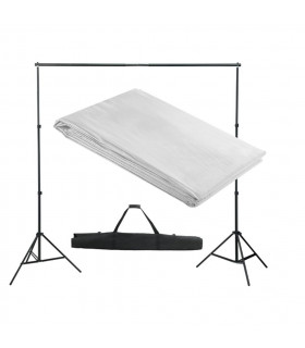 Backdrop Support System 300 x 300 cm White