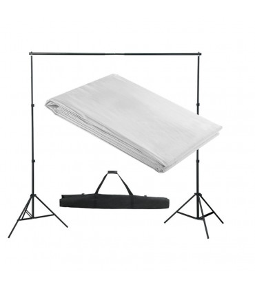 Backdrop Support System 300 x 300 cm White