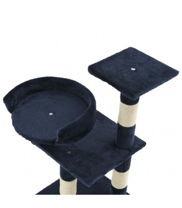 Cat Tree with Sisal Scratching Posts 65 cm Blue