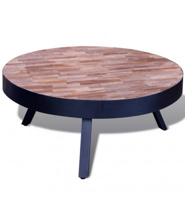 Coffee Table Round Reclaimed Teak Wood