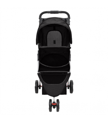 Folding Dog Stroller Black 80x46x98 cm Oxford Fabric