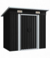 Garden Shed Anthracite Steel