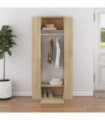 Hallway Cabinets 2 pcs Sonoma Oak Engineered Wood