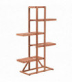 Plant Stand Cedar Wood 86x36x139 cm