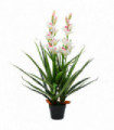 vidaXL Artificial Cymbidium Orchid Plant with Pot 100 cm Green