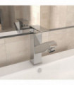 Bathroom Basin Faucet with Pull-out Function Chromed Finish 157x172 mm