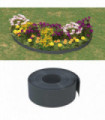 Garden Edgings 2 pcs Grey 10 m 20 cm Polyethylene
