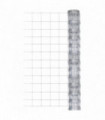 Garden Fence Galvanised Steel 50x1.25 m Silver
