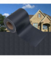Garden Privacy Screens 4 pcs PVC 35x0,19 m Matte Dark Grey