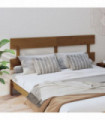 vidaXL Bed Headboard Honey Brown 204x3x81 cm Solid Wood Pine
