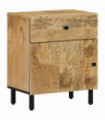 vidaXL Bedside Cabinet 50x33x60 cm Solid Wood Mango
