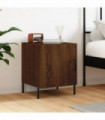 vidaXL Bedside Cabinet Brown Oak 40x40x50 cm Engineered Wood