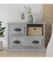 vidaXL Bedside Cabinet Concrete Grey 60x39x45 cm