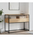 vidaXL Console Table Sonoma Oak 100x40x75 cm Engineered Wood