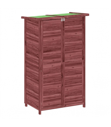 vidaXL Garden Tool Shed Mocha 83x57x140 cm Solid Wood Pine