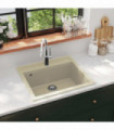 Granite Kitchen Sink Single Basin Beige