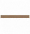 9-panel Wind Screen Fabric 1200x120 cm Taupe