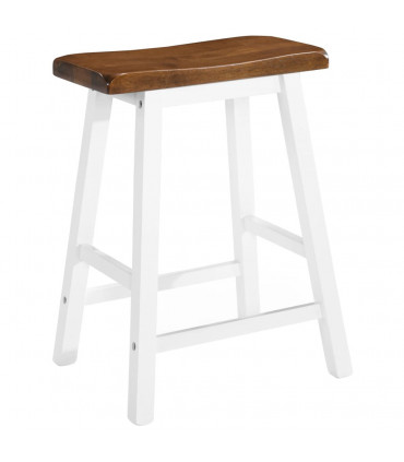 Bar Stools 2 pcs Solid Wood