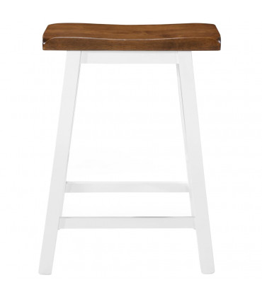 Bar Stools 2 pcs Solid Wood