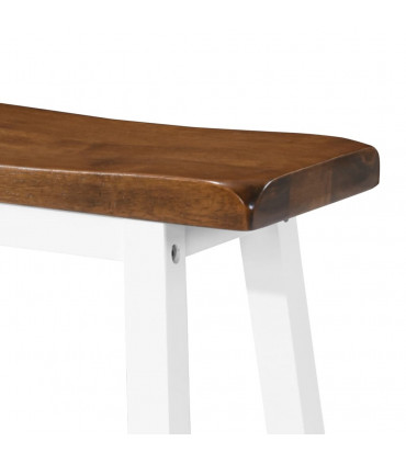 Bar Stools 2 pcs Solid Wood