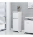 Bathroom Cabinet White 30x30x95 cm Engineered Wood