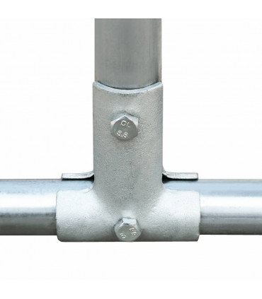 Chicken Coop 8x2x2 m Galvanised Steel