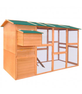 Chicken Coop Wood 295x163x170 cm