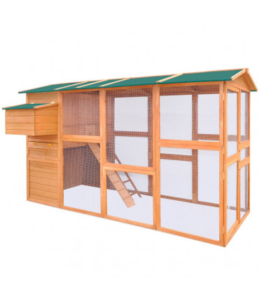 Chicken Coop Wood 295x163x170 cm