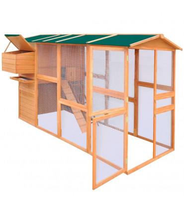 Chicken Coop Wood 295x163x170 cm