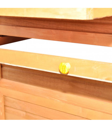 Chicken Coop Wood 295x163x170 cm