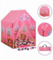 Children Play Tent with 250 Balls Pink 69x94x104 cm