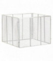 Garden Composter 100x100x77 cm Galvanised Iron