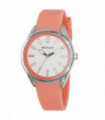 Sports Silicone Watch Persimmon 36mm Sand Silver Dial White Coloured Index